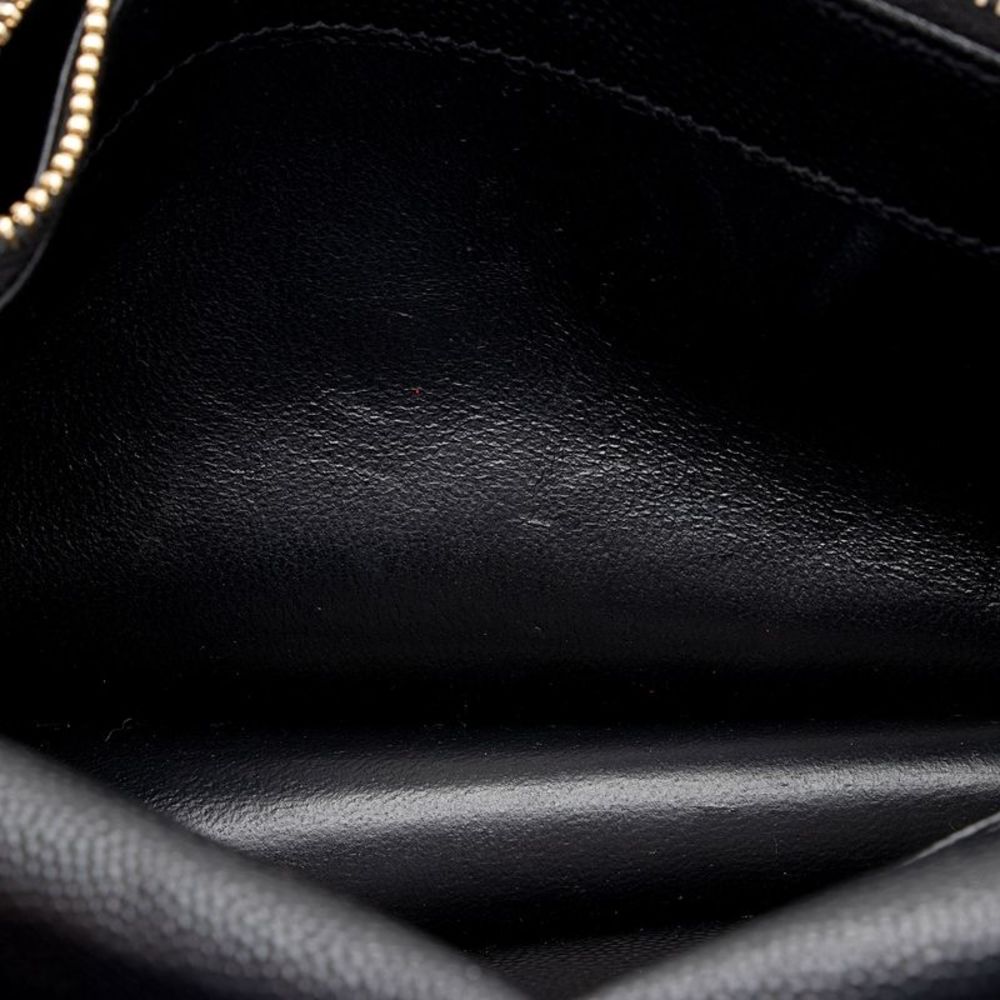 Saint Laurent Matelasse Grain de Poudre Monogram Envelope Chain Wallet - Picture 13 of 14
